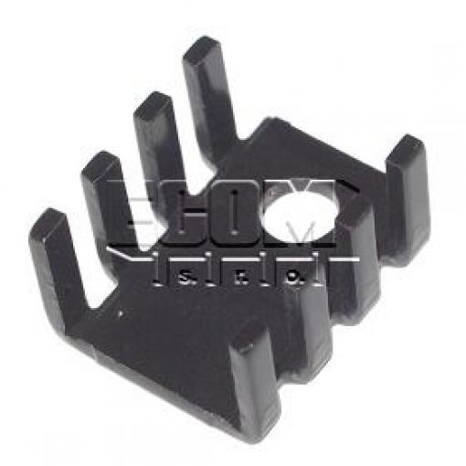 Chladič TO-220 V71101, 17 × 13,5 × 9 mm, černý