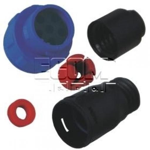 Kruhový konektor PX0411-06P-4550, 6 pinů, 5 A / 125 V, IP68