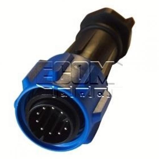 Vidlice kruhová PXA911-10-P, 10 pinů, 10 A, 250 V, IP68