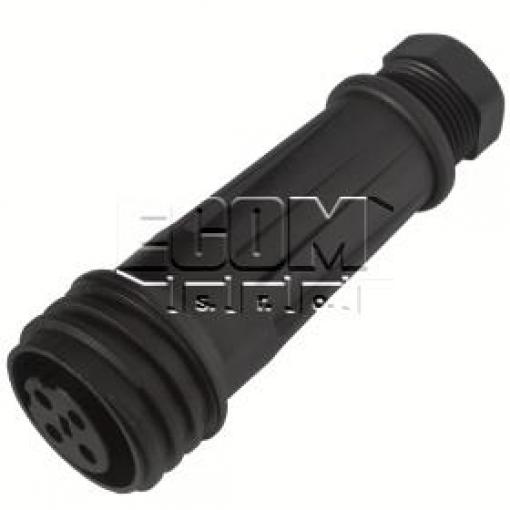 Průmyslová kruhová zásuvka PX0921-04-S, 4 piny, 32 A, 600 V, IP68