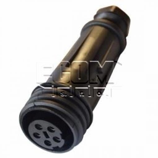 Průmyslová kruhová zásuvka PX0921-05-S, 5 pinů, 32 A, 600 V, IP68