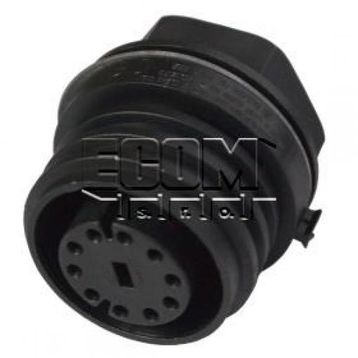 Průmyslová kruhová zásuvka PX0931-10-S, 10 pinů, 10 A, 250 V, IP68
