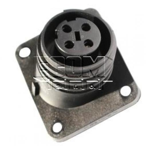 Průmyslová kruhová zásuvka PX0941-04-S, 32 A / 600 V, IP68, 4 piny