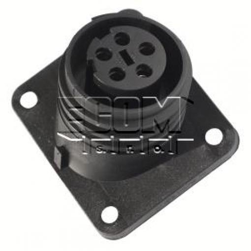 Průmyslová kruhová zásuvka PX0941-05-S, 5 pinů, 32 A, 600 V, IP68