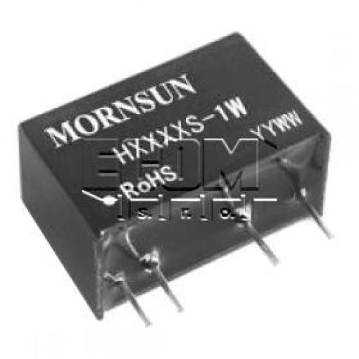 DC/DC měnič H0505S-1W, 5 V / 200 mA, izolovaný, SIP7