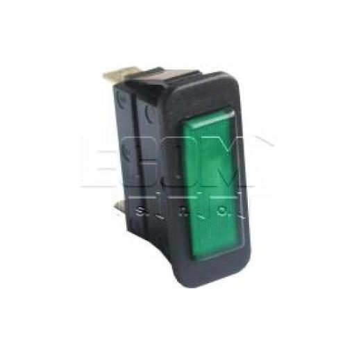 Kontrolka s doutnavkou C0430AB, 230 V AC, zelená, otvor 30,1 × 11,1 mm