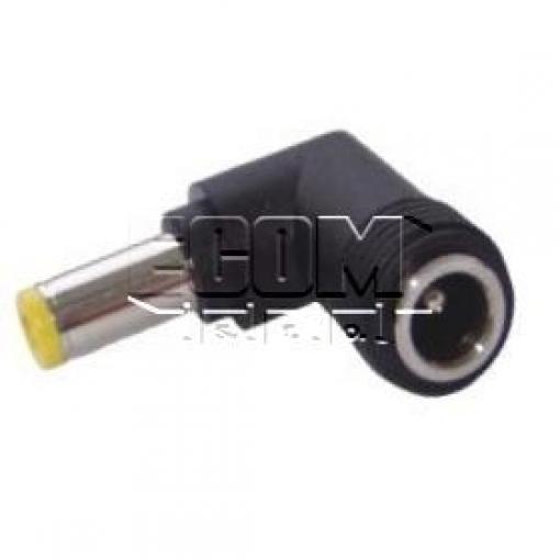 Redukční adaptér 2,1 × 5,5 mm na 2,5 × 5,5 mm, 90°
