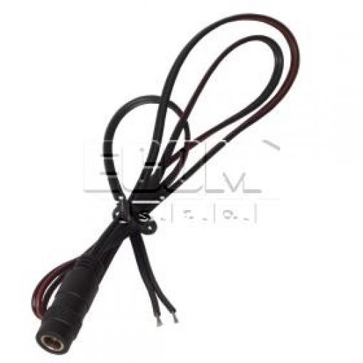 Prodlužovací kabel jack 2,1 mm, 0,8 m, vidlice