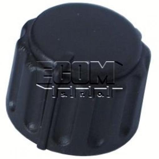 Knoflík KP18/6 na hřídel 6 mm, průměr 18 mm, černý
