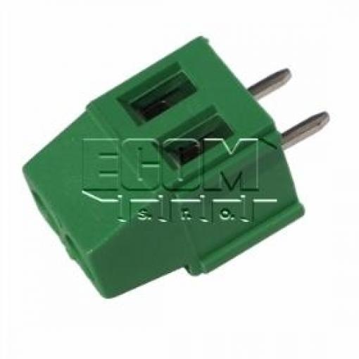 Svorkovnice ITA MV252/5,08, 2 póly, 250 V / 15 A, zelená