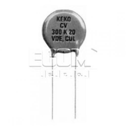 Varistor CV 460 K 14 B L1, 460 V AC / 615 V DC, drátové vývody