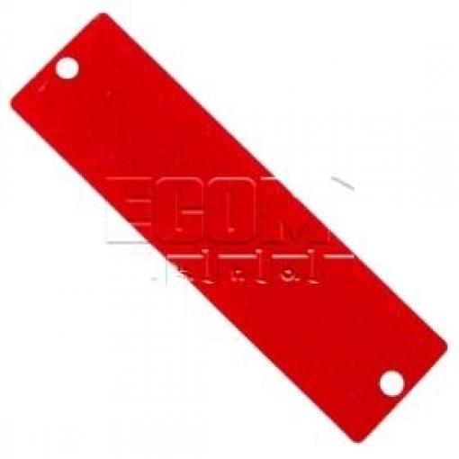 Filtrační sklo FS1977AC-RT, červené, 90 × 25 × 1,8 mm