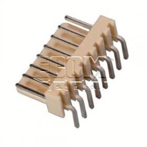 Jednořadá vidlice W2600-08PRYTC0R, 8 kontaktů, rozteč 2,54 mm, 90°