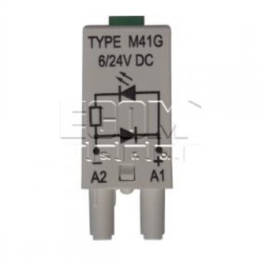 Modul LD M41G, ochrana proti přepětí cívky relé, 6–24 V DC