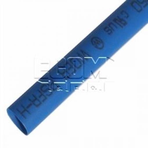 Smršťovací bužírka WOE W-1-H 5,0 mm, modrá, 1 m
