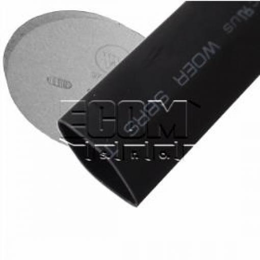 Smršťovací bužírka SBRS-(3X)GLW 6,4 mm, 3:1, 125 °C, s lepidlem, 100 m, černá