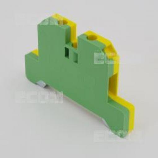 Svorka na DIN lištu MK2.5-PE-01P-1Y-00A(H), žlutá