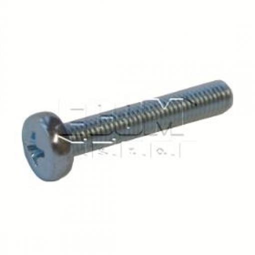 Šroub metrický M4 × 16 mm, křížový, půlkulatá hlava, DIN 7985