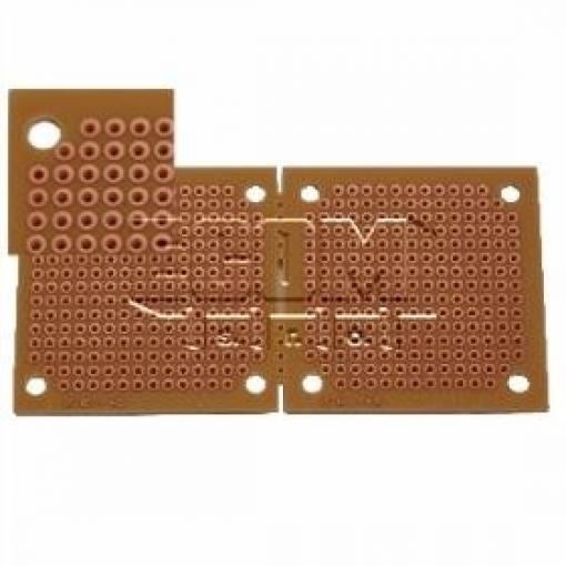 Plošný spoj jednostranný PC-02LAM, 45 × 91 mm, RM 2,54 mm