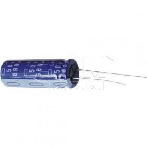 Elektrolytický kondenzátor radiální 180 µF / 10 V, -55 až +105 °C, malá impedance
