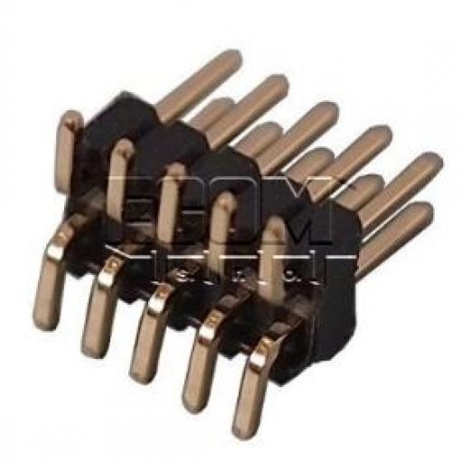 Kolíková lišta DS1031-08-2×5P8BS, dvouřadá, SMD, rozteč 1,27 mm