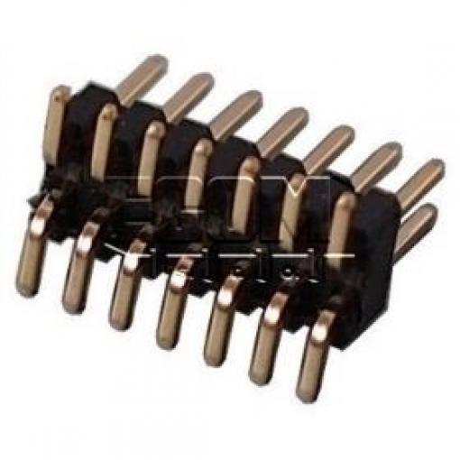 Kolíková lišta DS1031-08-2×7, dvouřadá, SMD, rozteč 1,27 mm