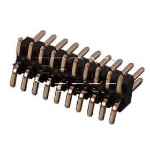 Kolíková lišta DS1031-08-2×10P8BS-4-1, 2řadá, SMD, rozteč 1,27 mm