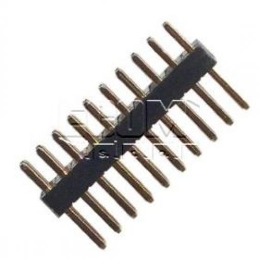 Kolíková lišta lámací 2×10 C1280-20BSGAS0R, Au, rozteč 1,27 mm