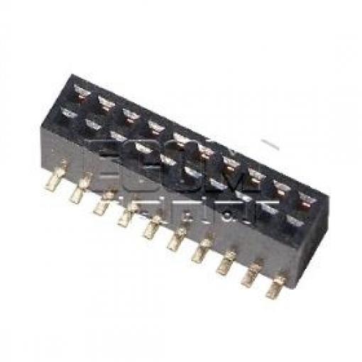 Dutinková lišta C4828-20BDGHNTR, 2×10, rozteč 1,27 mm, SMD