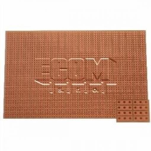 Plošný spoj jednostranný H25PS160, 160 × 100 mm, RM 2,54 mm