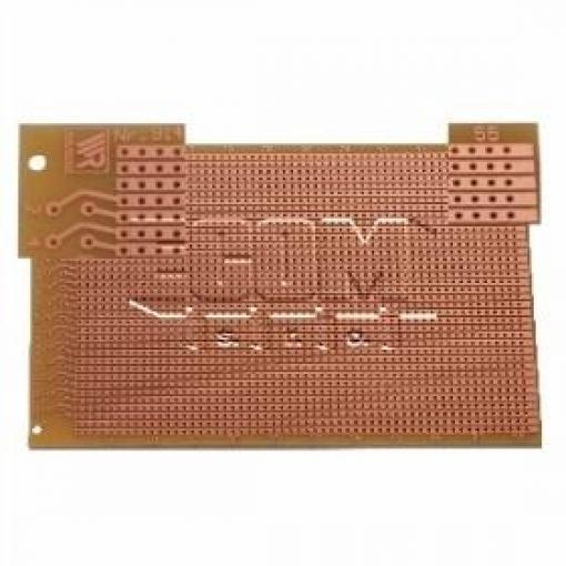 Plošný spoj jednostranný UP914HP, 160 × 100 mm, RM 2,54 mm