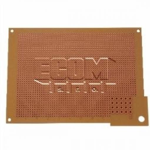 Plošný spoj jednostranný PC-01LAM, 160 × 115 mm, RM 2,54 mm
