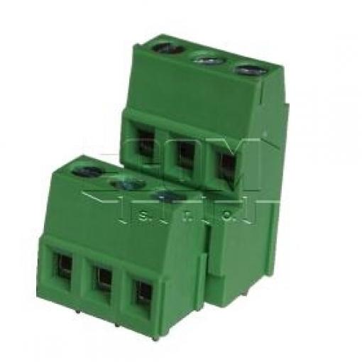 Svorkovnice DG500B-5.00-06P-14, šroubovací, 2×3 póly, 250 V / 18 A