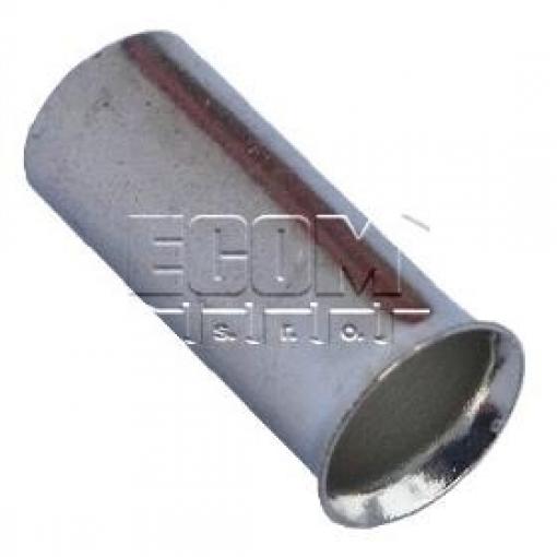 Trubičková koncovka EN1012, neizolovaná, 1,0 mm², L=12 mm