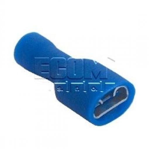 Faston zásuvka FDFV2-187(8), 4,75 × 0,8 mm, modrá