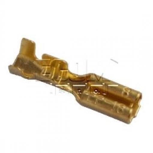 Faston zásuvka FM110-01B98L, 2,8 × 0,8 mm, na kabel 0,3/0,8 mm²