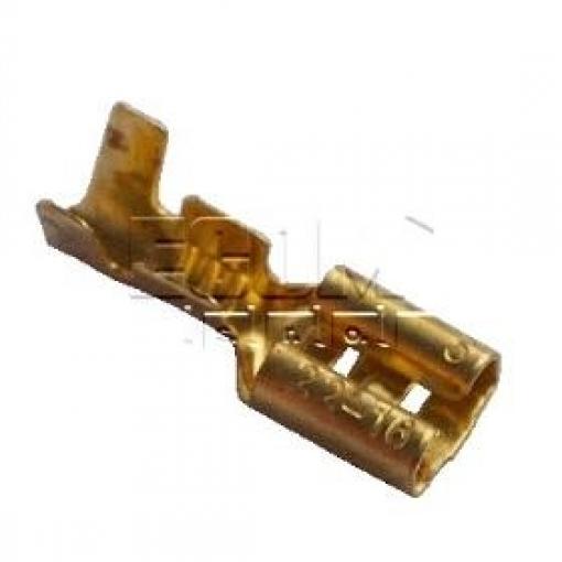 Faston zásuvka 4,75 × 0,8 mm, na kabel 0,3–1,4 mm²