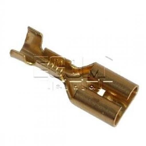 Faston zásuvka 608LR, 6,35 × 0,8 mm, na kabel 0,5–0,75 mm²