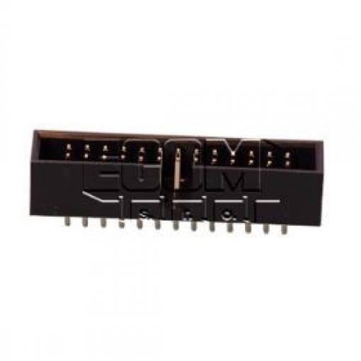 Vidlice krytá dvouřadá C3510-26SPGB00R, 2×13, Au, 2,54 mm