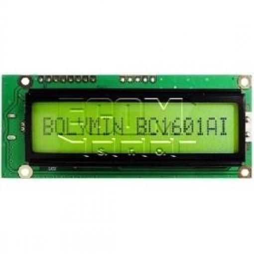 LCD modul znakový BC1601AI, 1×16 znaků, STN reflex