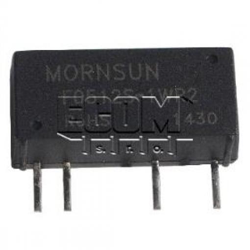 DC/DC měnič F1205S-1WR2, 12 V → 5 V / 200 mA, izolovaný, SIP7