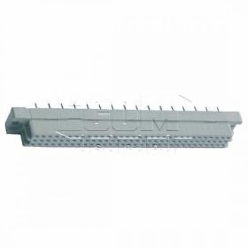 Zásuvka DIN41612 C4163-64FDASS0R, 2×32 pinů, RM 2,5 mm