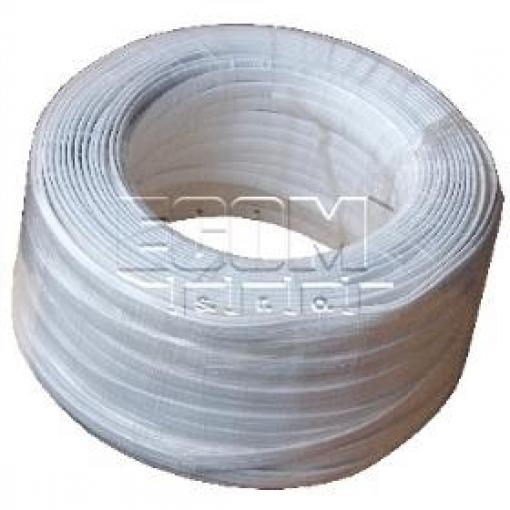 Plochý kabel XYD013, 4žilový, 28 AWG, bílý, 1 m