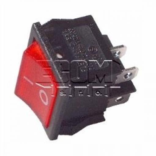 Kolébkový vypínač RS-606PALBRBTH-G, 2pól, 250 V / 6 A