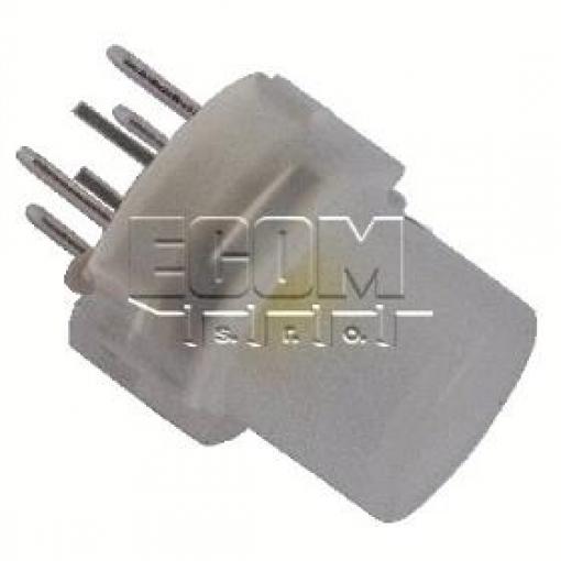 Tlačítko spínací KS01-BLV-5, 35 V DC / 10 mA, LED bílá, do plošného spoje