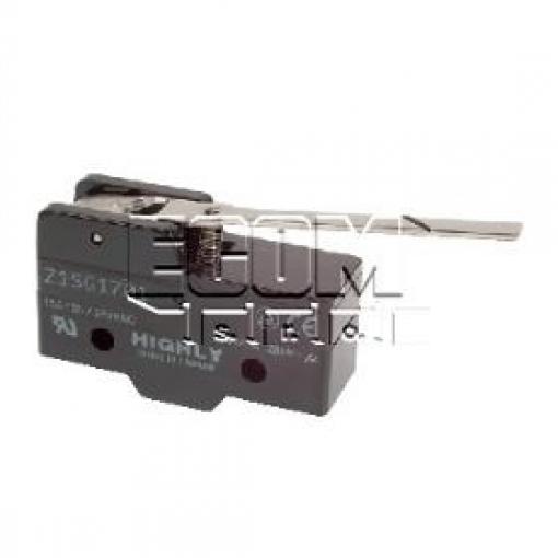Mikrospínač Z15G1701, 1pól přepínací, 250 V / 20 A, zdvih 9,2 mm