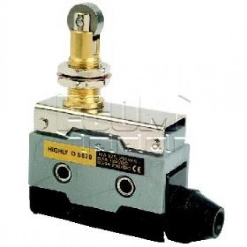 Mikrospínač HIG D5020, 1pól přepínací, 250 V / 10 A, zdvih 1,6 mm