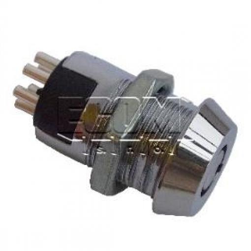 Spínač se zámkem S-506, 2pól, ON-ON, 250 V / 1,5 A