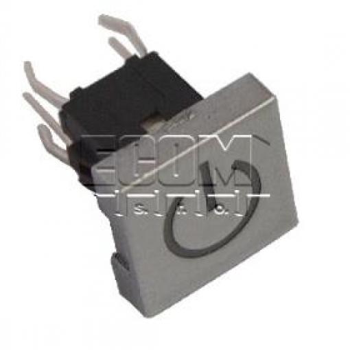 Tlačítko spínací PB61413L-3-101, 12 V DC / 50 mA, zelená LED