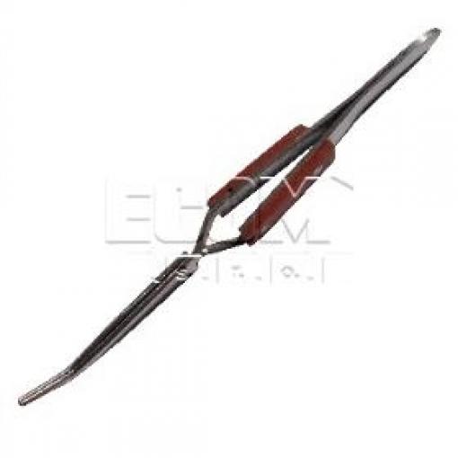 Pinzeta samosvorná zahnutá PRS 1PK-117T, 164 mm, magnetická